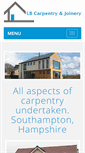 Mobile Screenshot of lb-carpentry.com